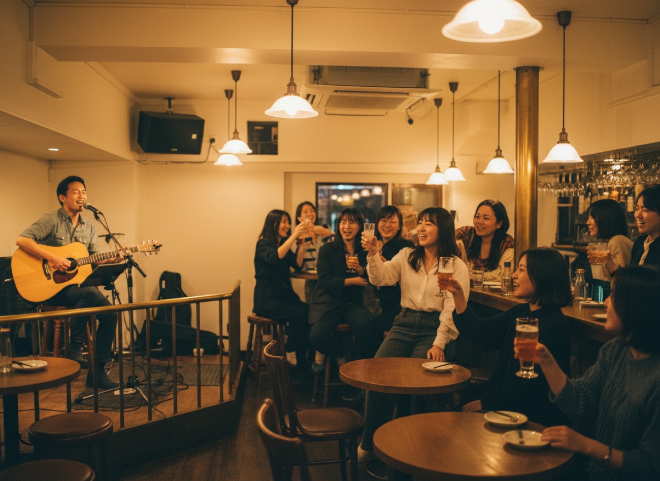 週末は、生演奏の夜。