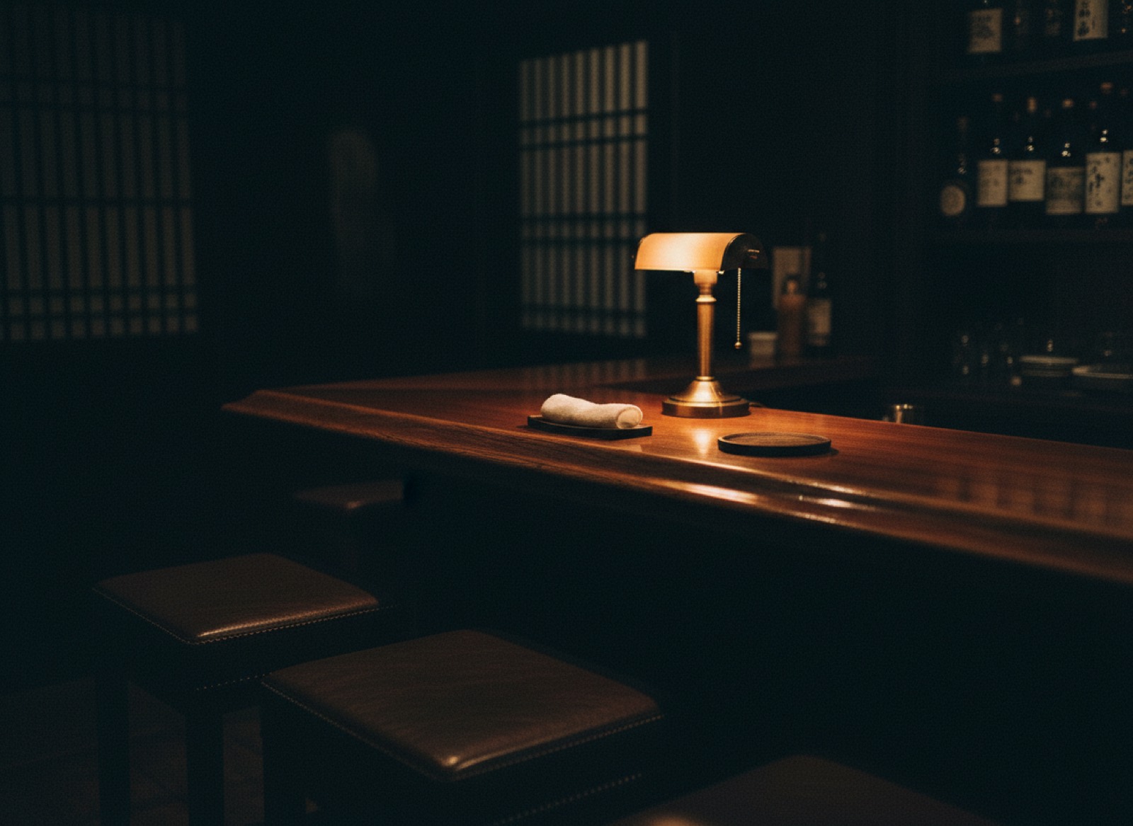静けさを、酒の肴に。