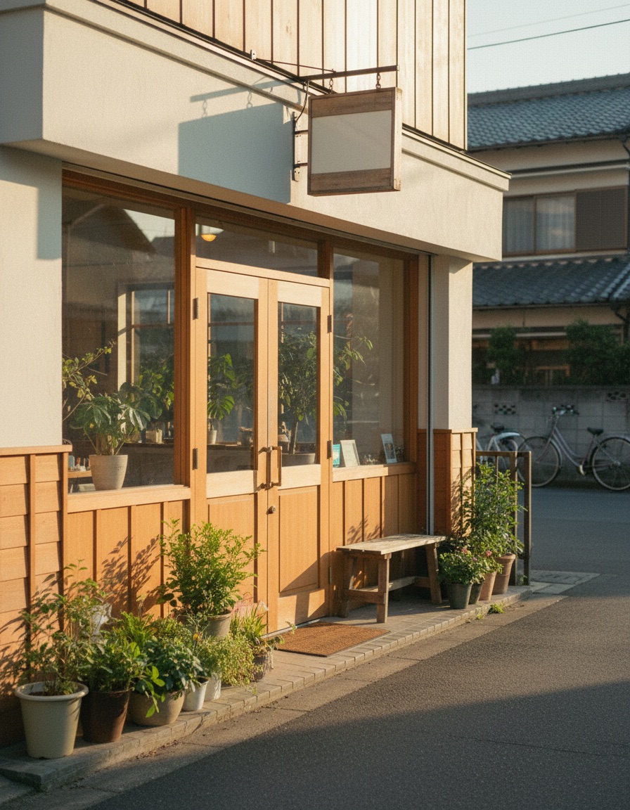 カフェひだまりの外観