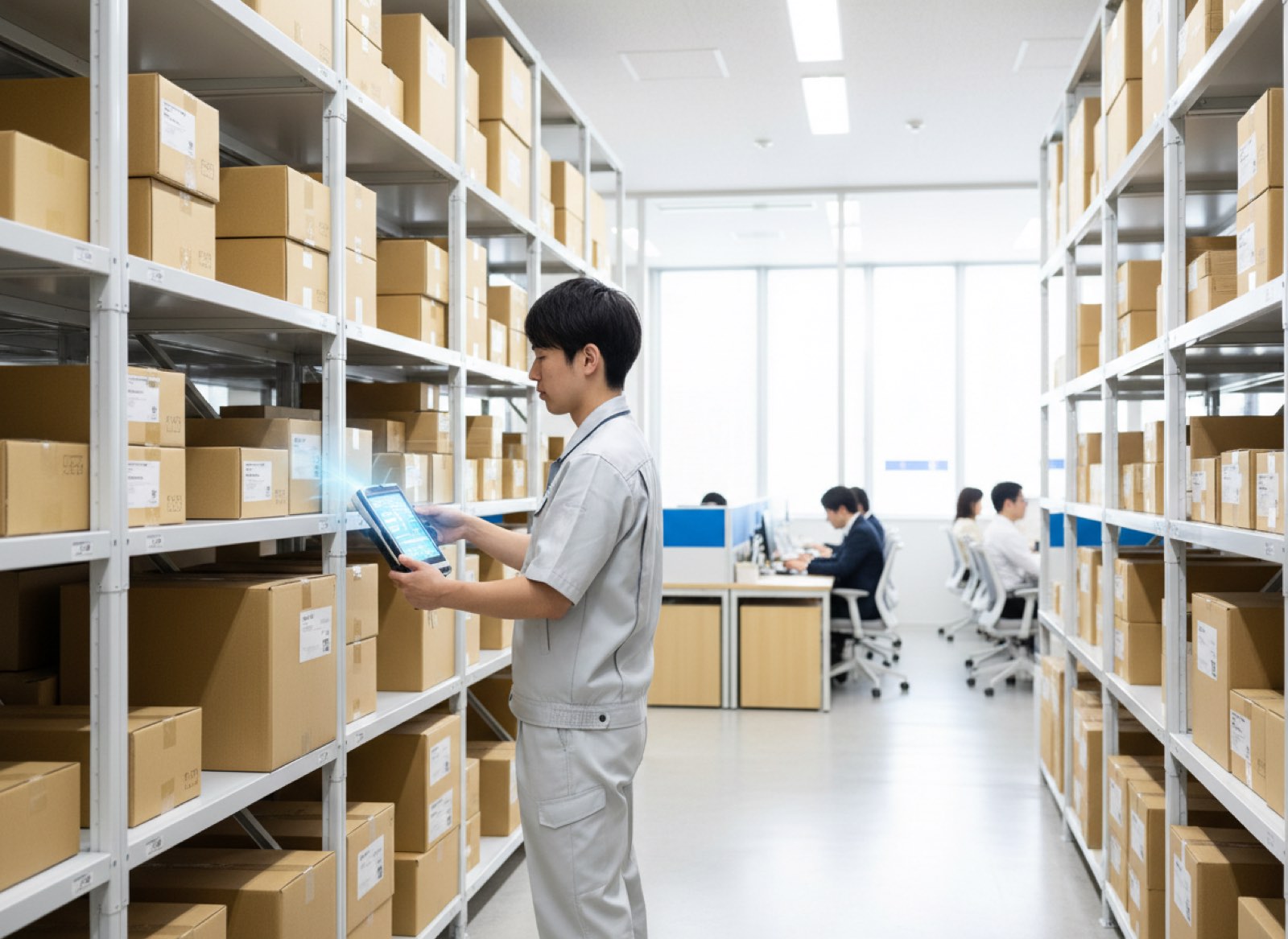 ハンディ入力で、棚卸しを半日から1時間に