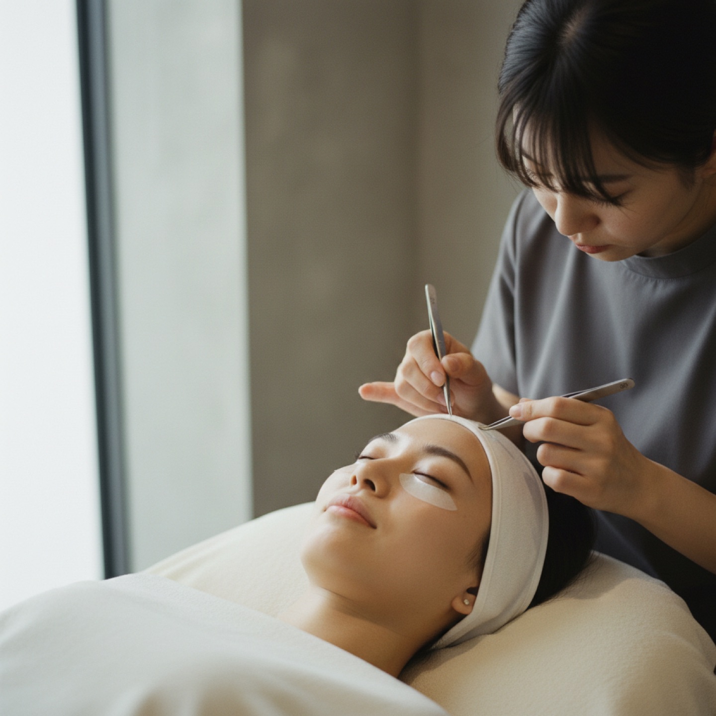 eyesalon FILOの施術風景