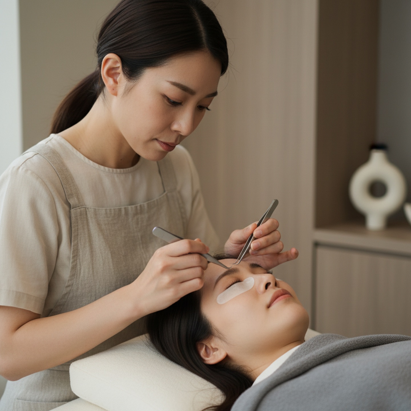 eyesalon FILOの施術の様子
