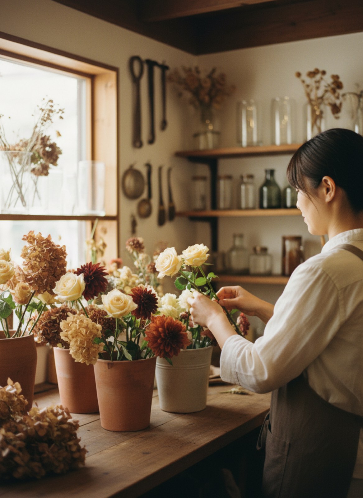 花綴りの花選び