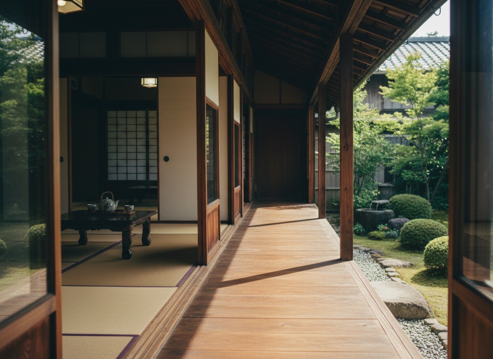 里山の宿 結家の縁側