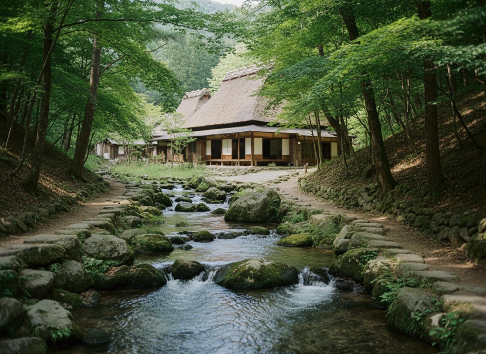 川のそばを、あてもなく歩く。