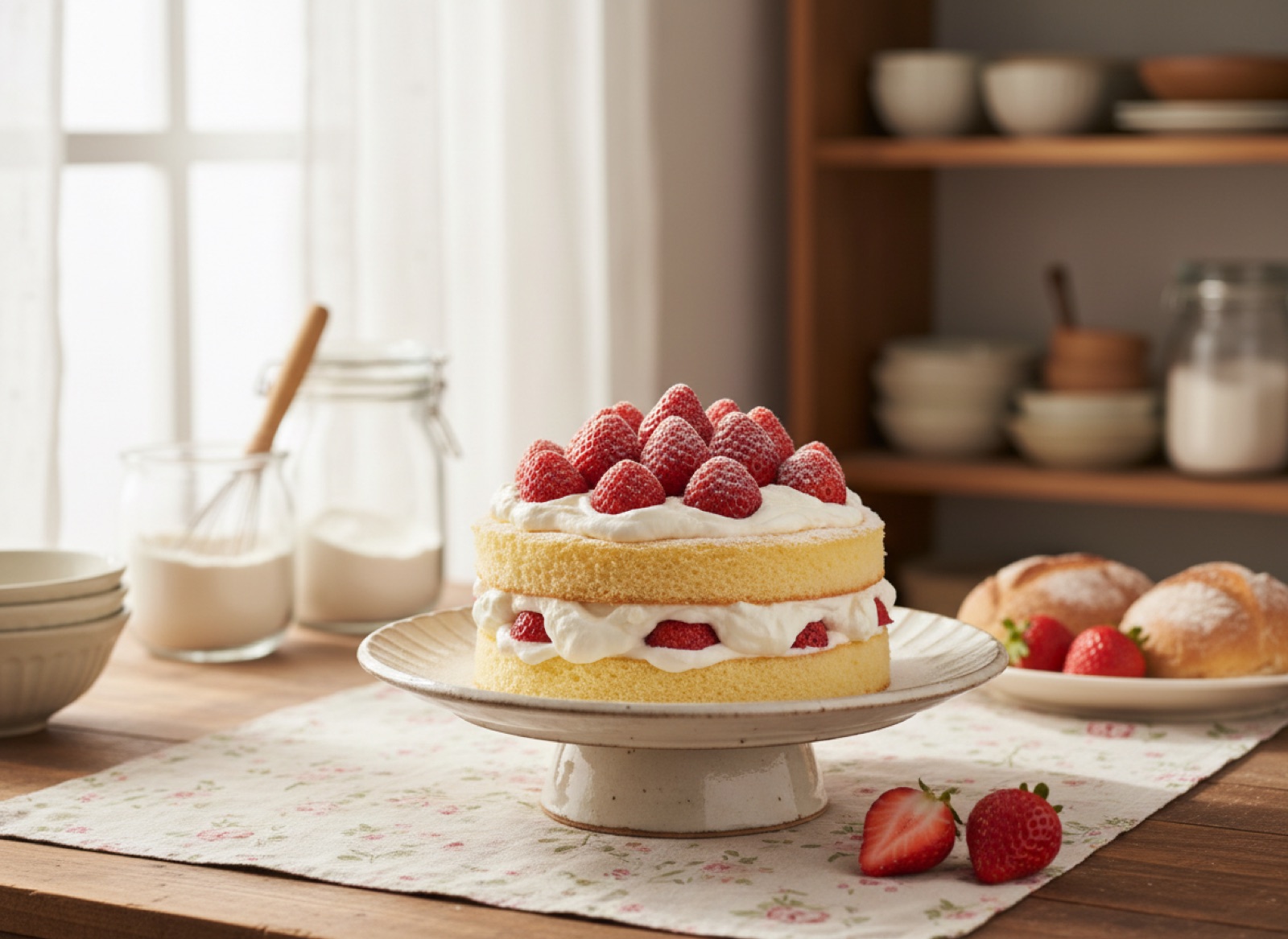 憧れの、デコレーションケーキ。