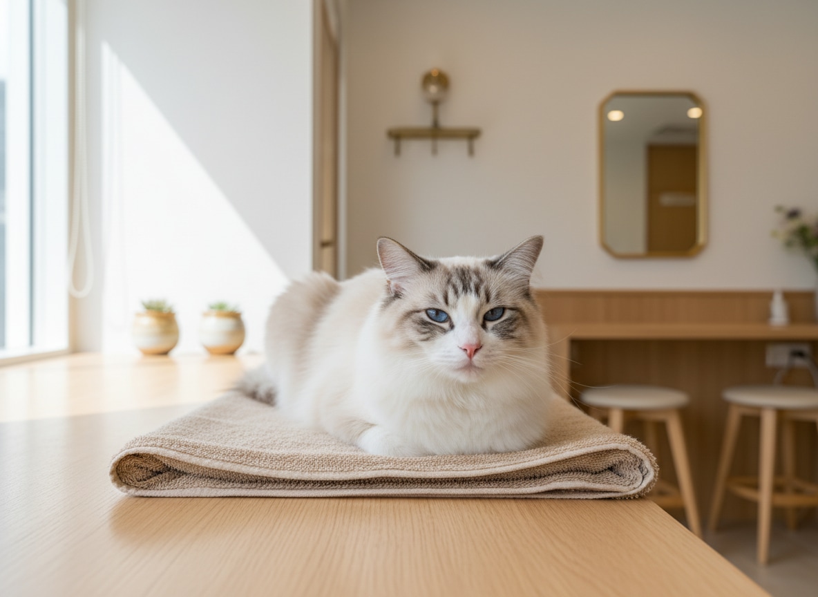 猫のグルーミング