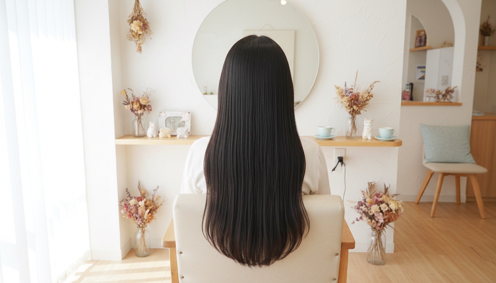 シースルーバング ストレート